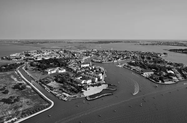 Isla de Murano y vista a la laguna veneciana — Foto de Stock