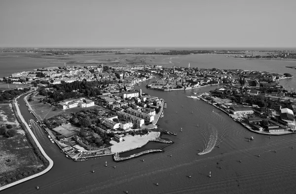 Isla de Murano y vista a la laguna veneciana — Foto de Stock