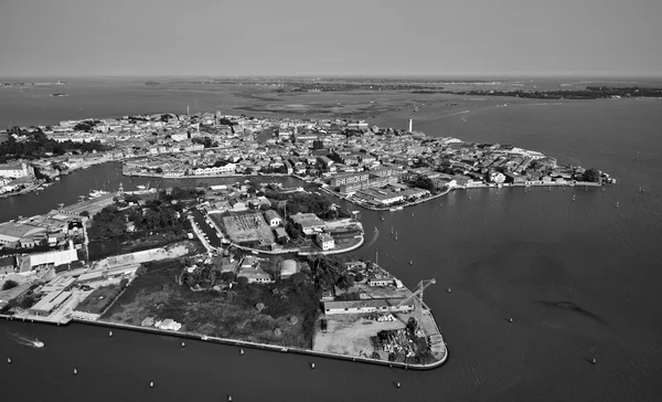 Isla de Murano y vista a la laguna veneciana — Foto de Stock