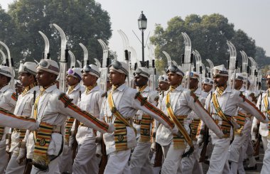 Hindistan Indipendence günü askeri geçit töreni