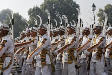 Hindistan Indipendence günü askeri geçit töreni