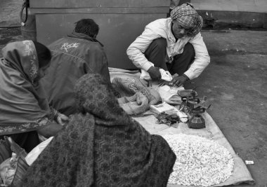 sarımsak satıcılar Uttar Pradesh Market