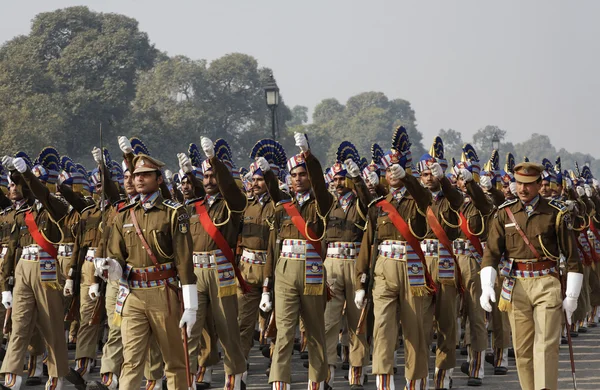 Sfilata militare per il giorno dell'indipendenza in India — Foto Stock
