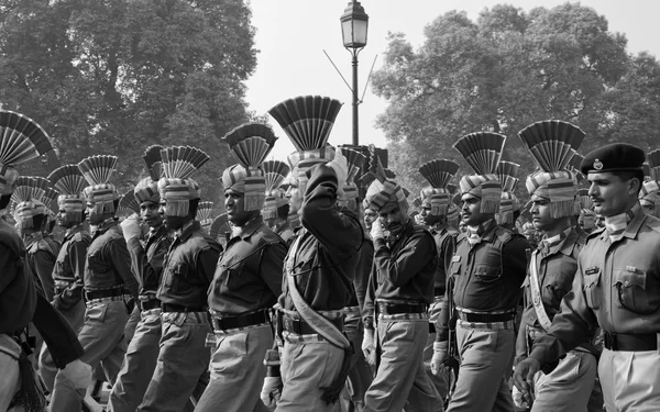 Sfilata militare per il giorno dell'indipendenza in India — Foto Stock