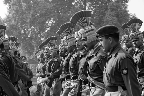 Военный парад в честь Дня Независимости в Индии — стоковое фото
