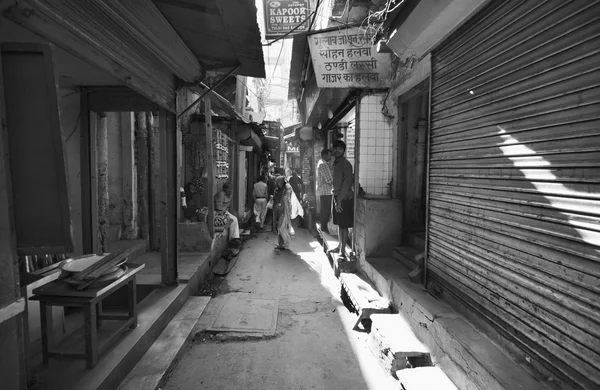 Indyjski ludzi na rynku Uttar Pradesh — Zdjęcie stockowe