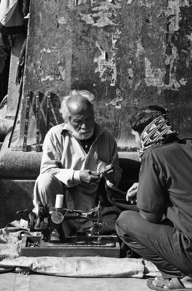 Strada taylor al mercato Uttar Pradesh — Foto Stock