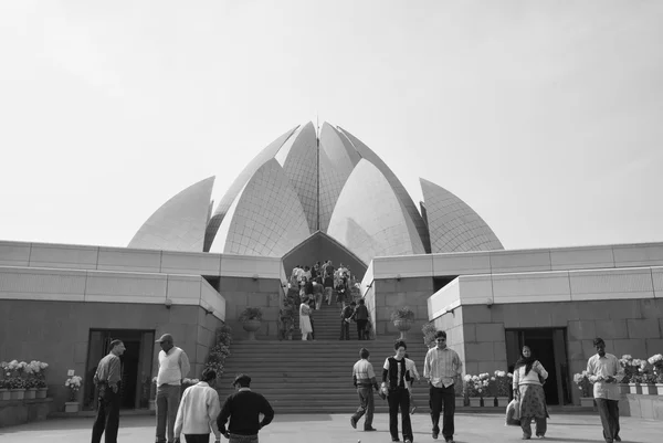 Lotus templet i Indien — Stockfoto