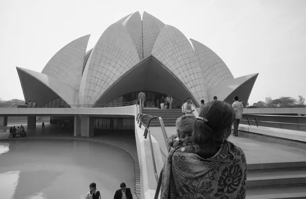 Lotus templet i Indien — Stockfoto