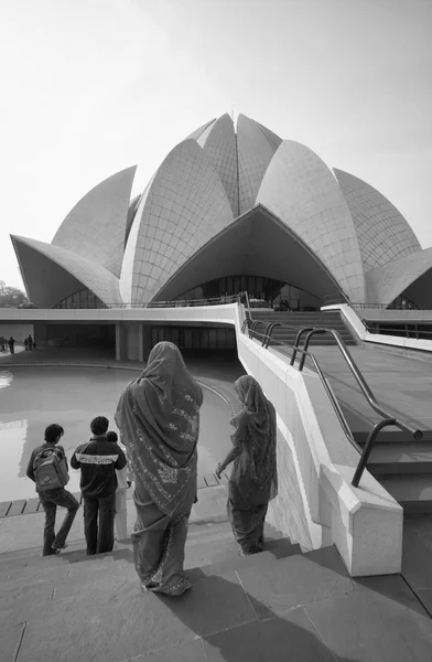 Lotus Temple in India — Stock Photo, Image