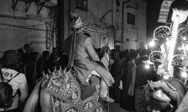 Casamento indiano à noite — Fotografia de Stock