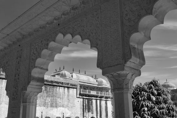 Amber Palace tuin in India — Stockfoto