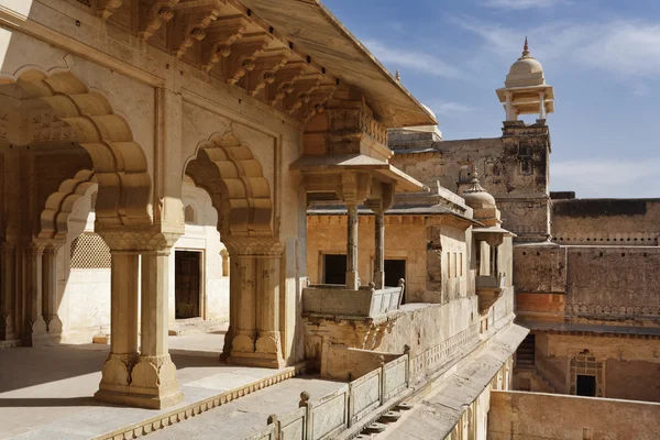 Amber Palace tuin in India — Stockfoto