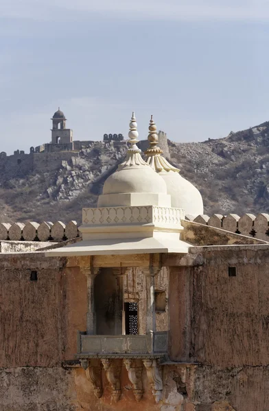 Бурштин палац в Індії — стокове фото