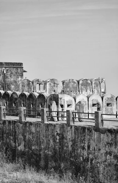 Indiska folket på Amber Fort — Stockfoto