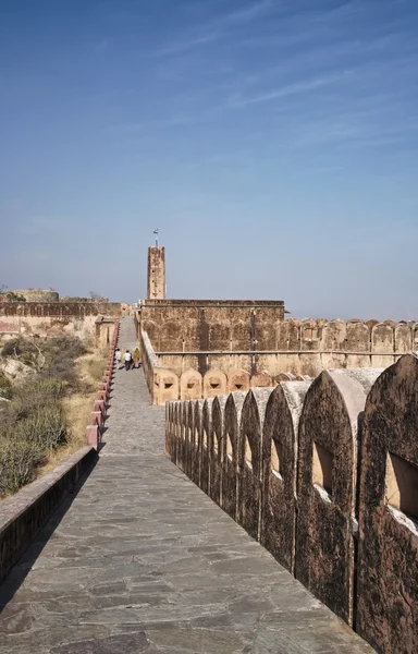 Indové v Amber Fort — Stock fotografie