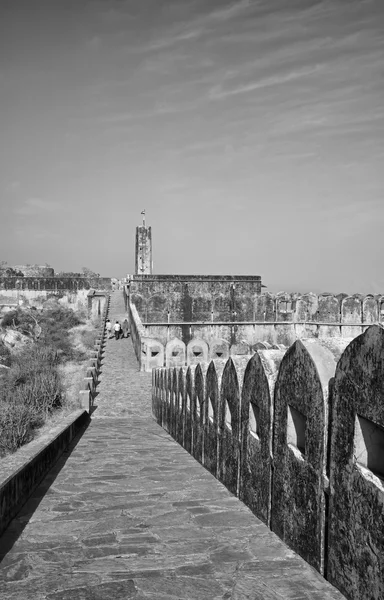 Indiska folket på Amber Fort — Stockfoto