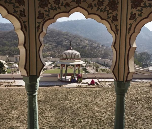 Palácio Sisodia Rani Ka Bagh na Índia — Fotografia de Stock