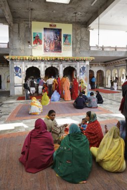 bir hindu Tapınağı Hint insanlar