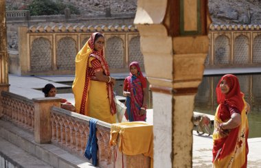 Galta Hindu tapınakları, Hintli kadın