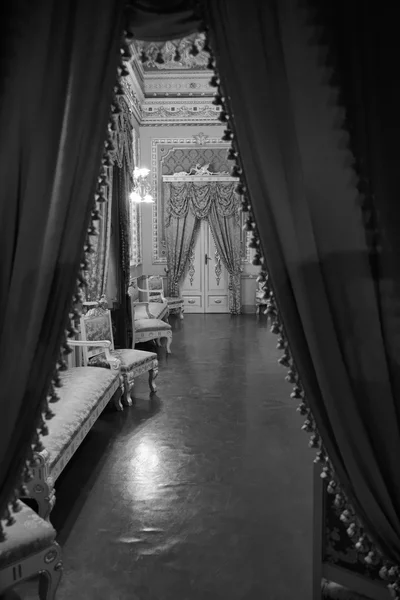 巴洛克式的博内利帕坦宫殿的内部 — 图库照片