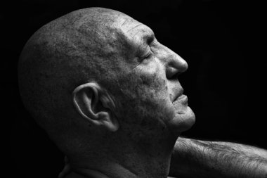 Kel bir adam portresi