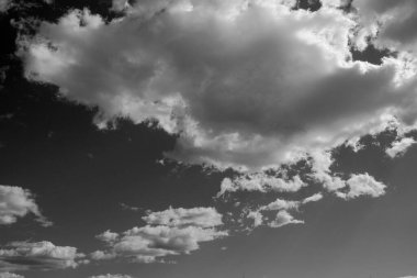 İtalya, Sicilya, gökyüzündeki bulutlar