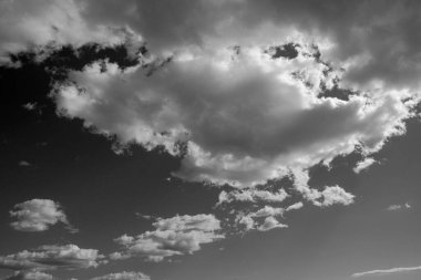 İtalya, Sicilya, gökyüzündeki bulutlar