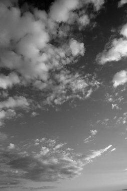 İtalya, Sicilya, gökyüzündeki bulutlar