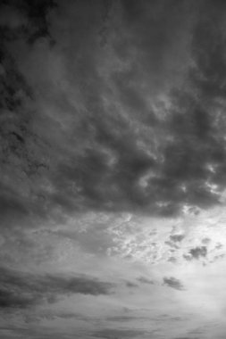 İtalya, Sicilya, gökyüzündeki bulutlar