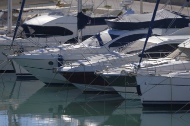 Italy, Sicily, Mediterranean sea, Marina di Ragusa (Ragusa Province); 14 November 2025, luxury yachts in the port - EDITORIAL
