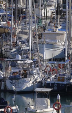 Italy, Sicily, Mediterranean sea, Marina di Ragusa (Ragusa Province); 14 November 2025, luxury yachts in the port - EDITORIAL