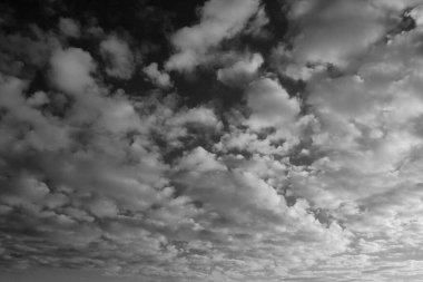 İtalya, Sicilya, gökyüzündeki bulutlar