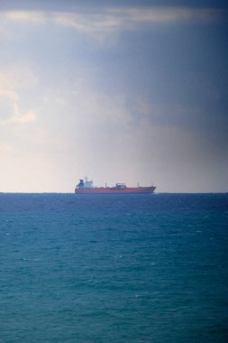 İtalya, Sicilya, Akdeniz, Kargo gemisi