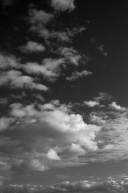 İtalya, Sicilya, gökyüzündeki bulutlar