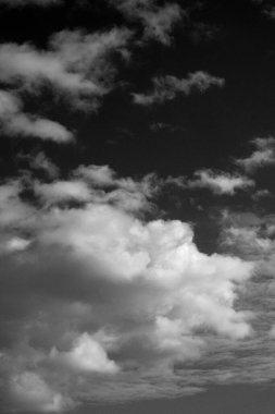 İtalya, Sicilya, gökyüzündeki bulutlar