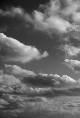 İtalya, Sicilya, gökyüzündeki bulutlar