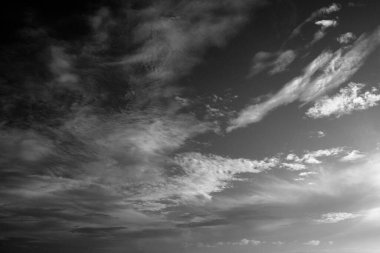 İtalya, Sicilya, gökyüzündeki bulutlar