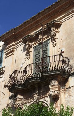 İtalya, Sicilya, ragusa, Barok yapı Cephe Sistemleri