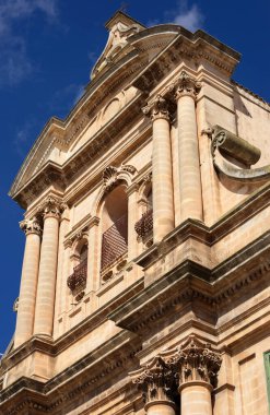 İtalya, Sicilya, ragusa, Barok st. john Katedrali cephe (1751 a.c görünümünü.)