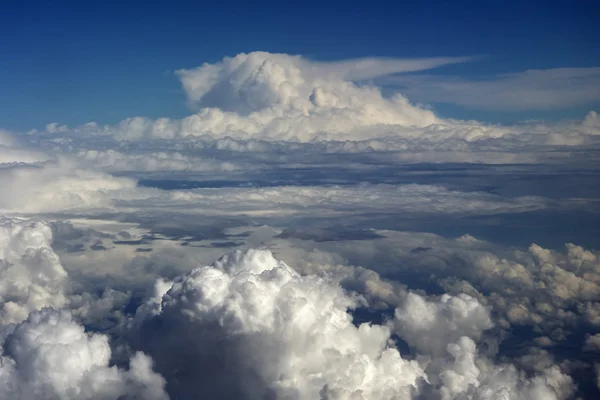 Ιταλία, σύννεφα στον ουρανό, αεροφωτογραφία — Φωτογραφία Αρχείου