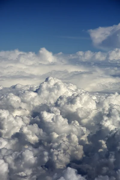 Italy, clouds in the sky, aerial view — Stock Photo, Image
