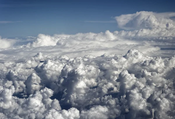 Ιταλία, σύννεφα στον ουρανό, αεροφωτογραφία — Φωτογραφία Αρχείου