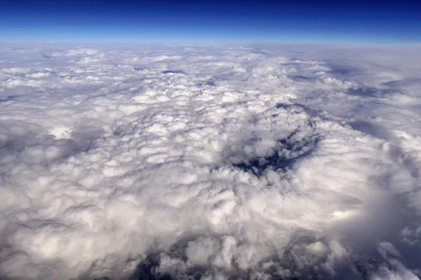 Italia, veduta aerea delle nuvole nel cielo — Foto Stock