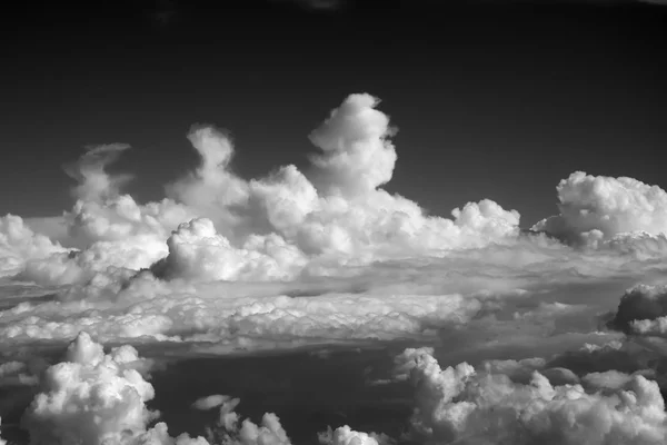 Italy, clouds in the sky, aerial view — Stock Photo, Image