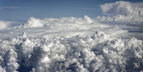意大利，云在天空中，鸟瞰图 — 图库照片