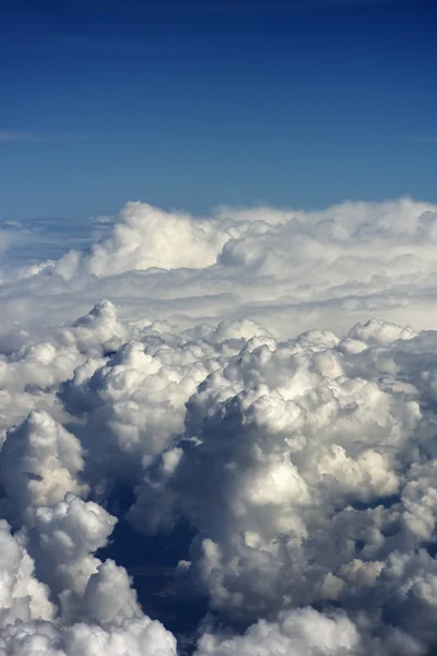 Italy, clouds in the sky, aerial view — Stock Photo, Image