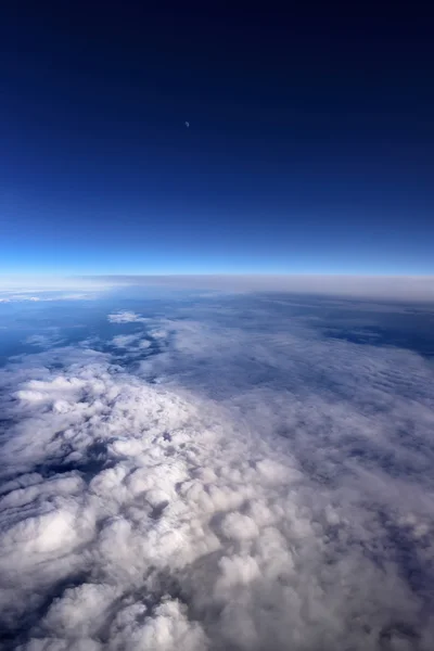 Italia, veduta aerea delle nuvole nel cielo — Foto Stock