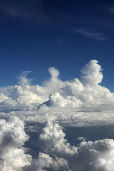 Italy, clouds in the sky, aerial view — Stock Photo, Image