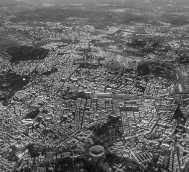 Roma İtalya, Lazio, havadan görünümü